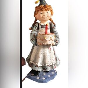 Vintage Special Friends Birthday Girl Figurine Sherri Buck Baldwin 1st Ed 1999